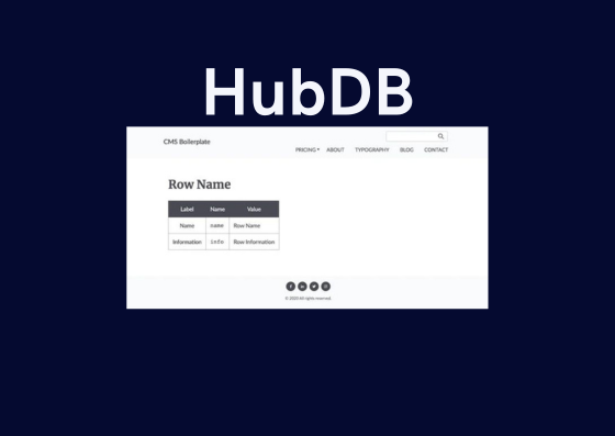 HubDB