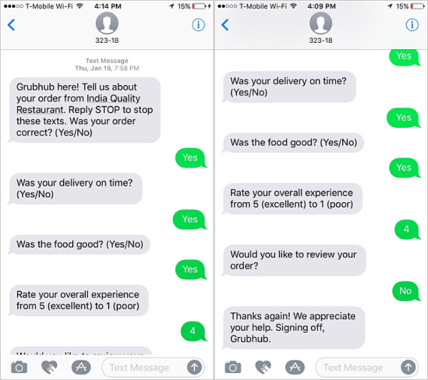 example of customer service text